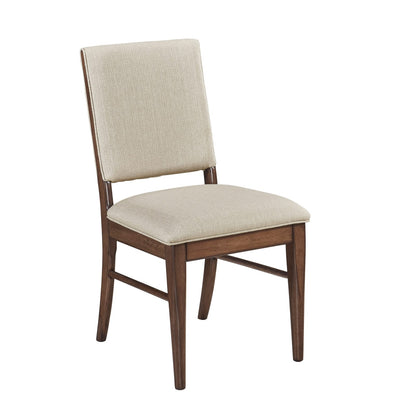4-Person Brown Wood Dining Table Set
