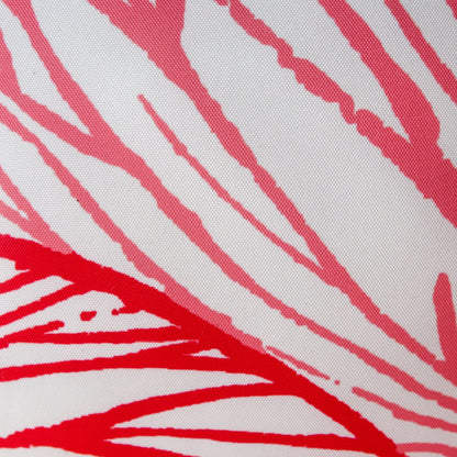 Leaf Vein - Outdoor & Indoor Set of 2 Pillow Covers, Red Polyester