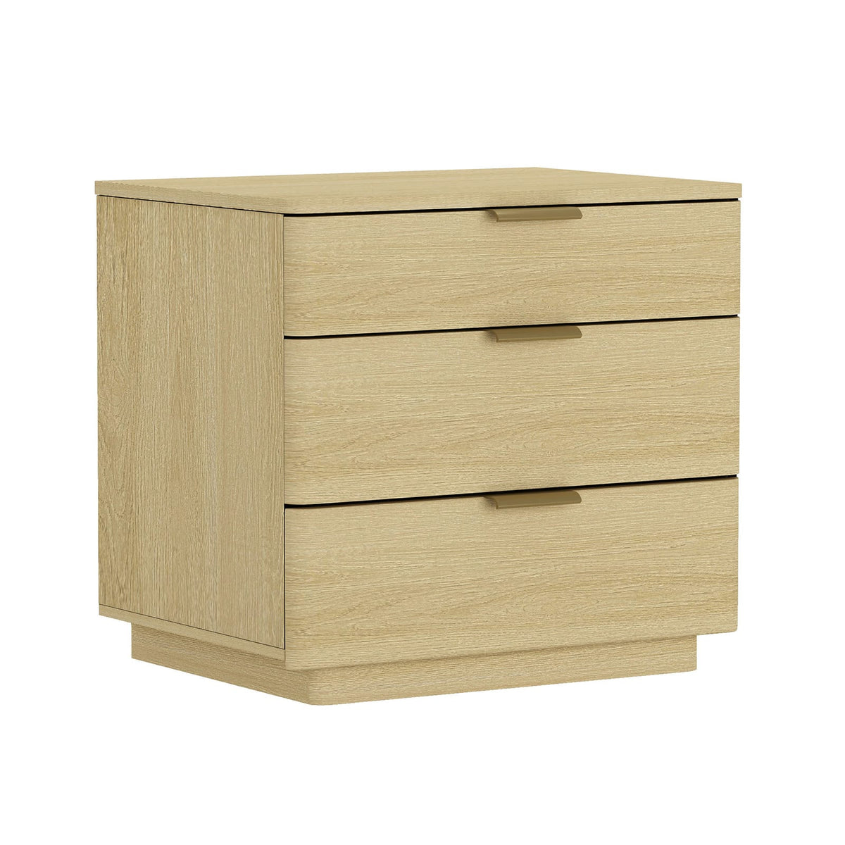 Natural Oak Nightstand - 26" Modern Design for Bedroom
