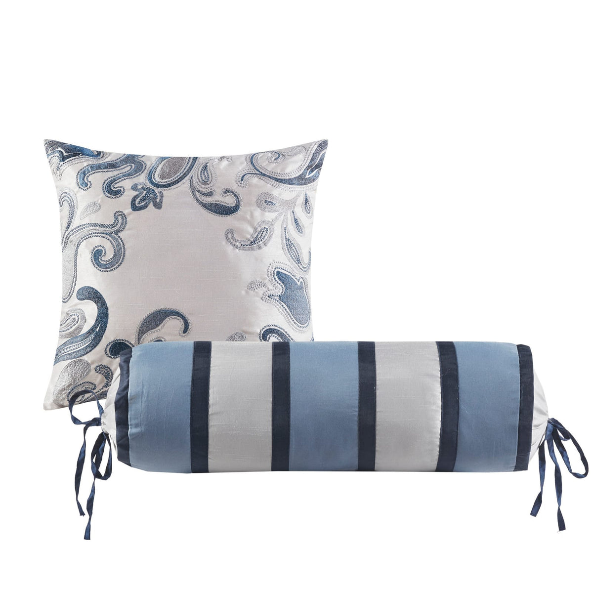Navy King Comforter Set - 12 Piece Bedding