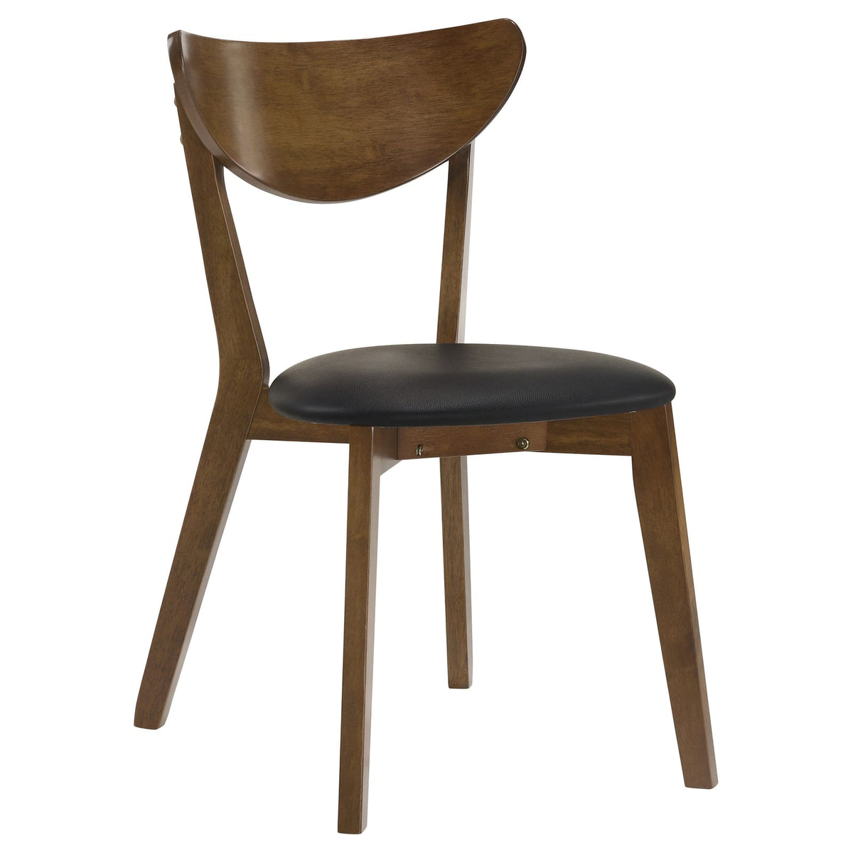 Oval Dark Walnut Dining Table with Chairs - 5 Piece Set for Dining Room