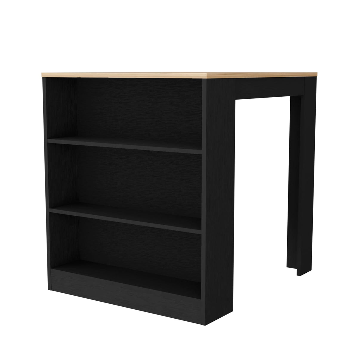 Rectangular Kitchen Island - Multicolor Melamine
