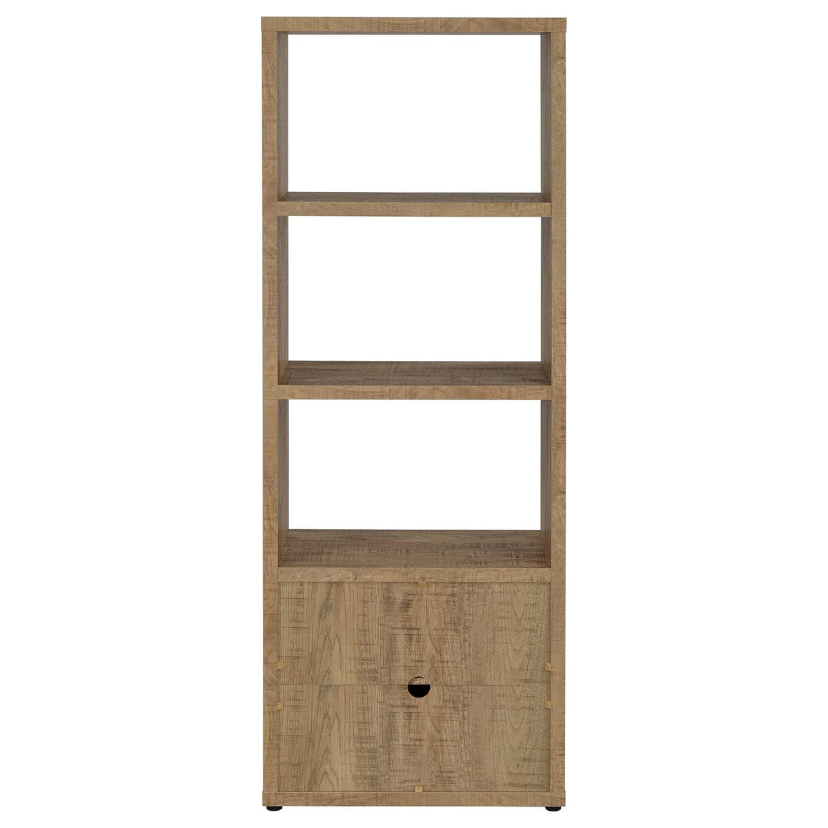 Noriega Mango 3-Shelf Engineered Wood Media Tower - Storage & Display Shelving