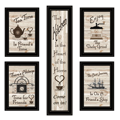 Black 5-Piece Wall Art Vignette Set
