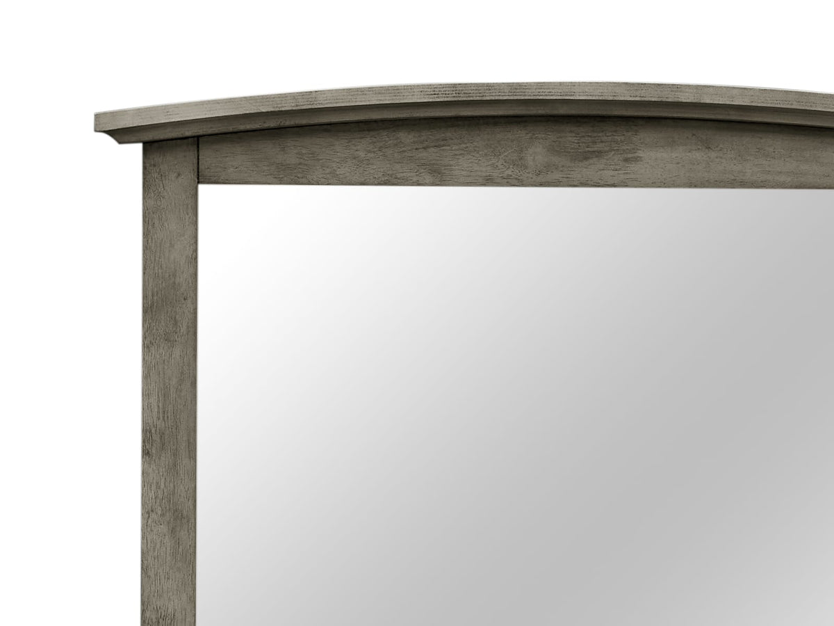 Gray Farmhouse Vanity Mirror - 37" x 2" Particle Board