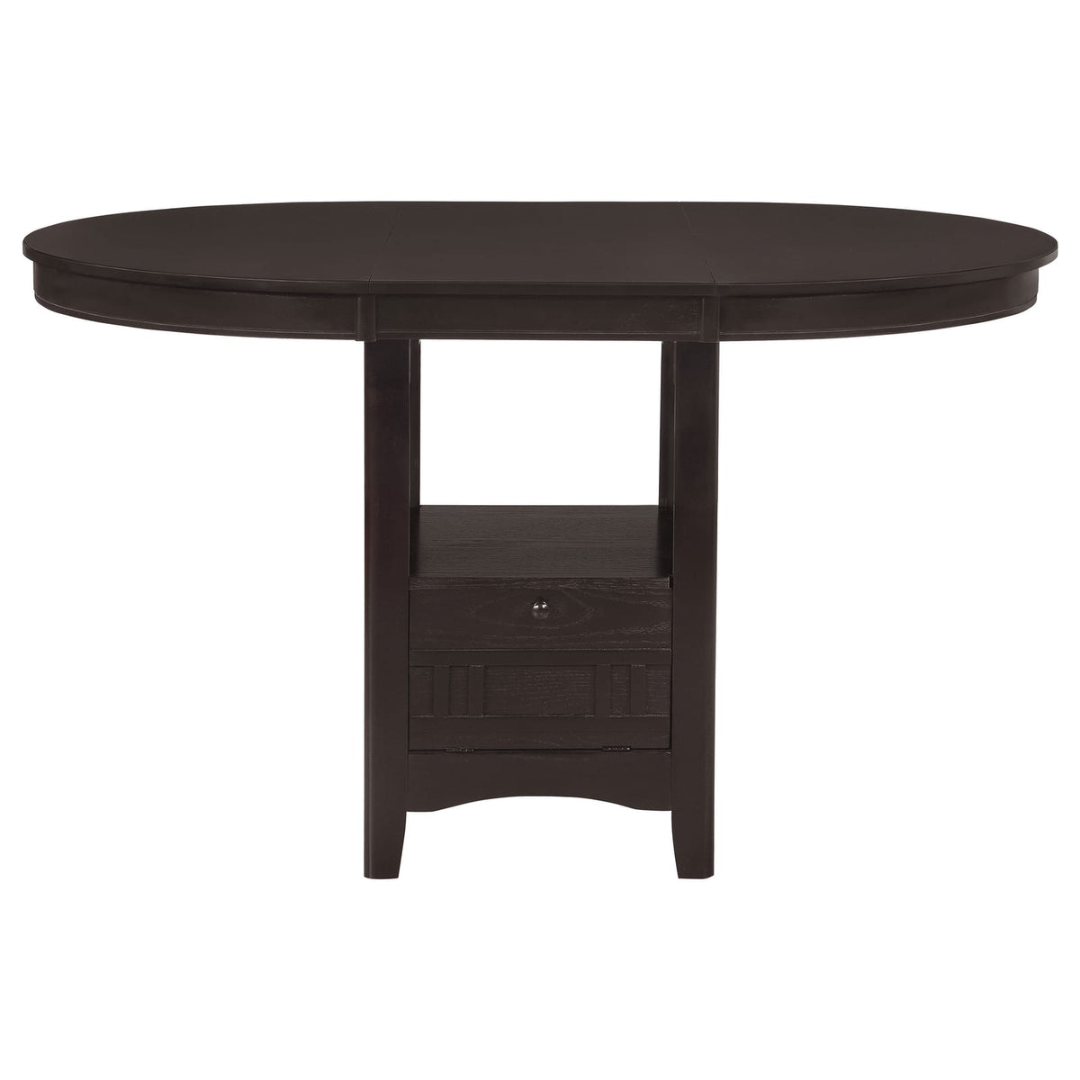 Espresso 4 Person Dining Table with Extension