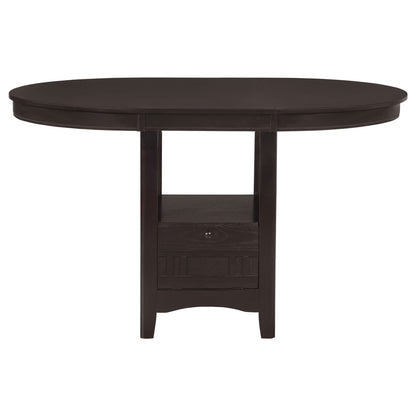 Espresso 4 Person Dining Table with Extension