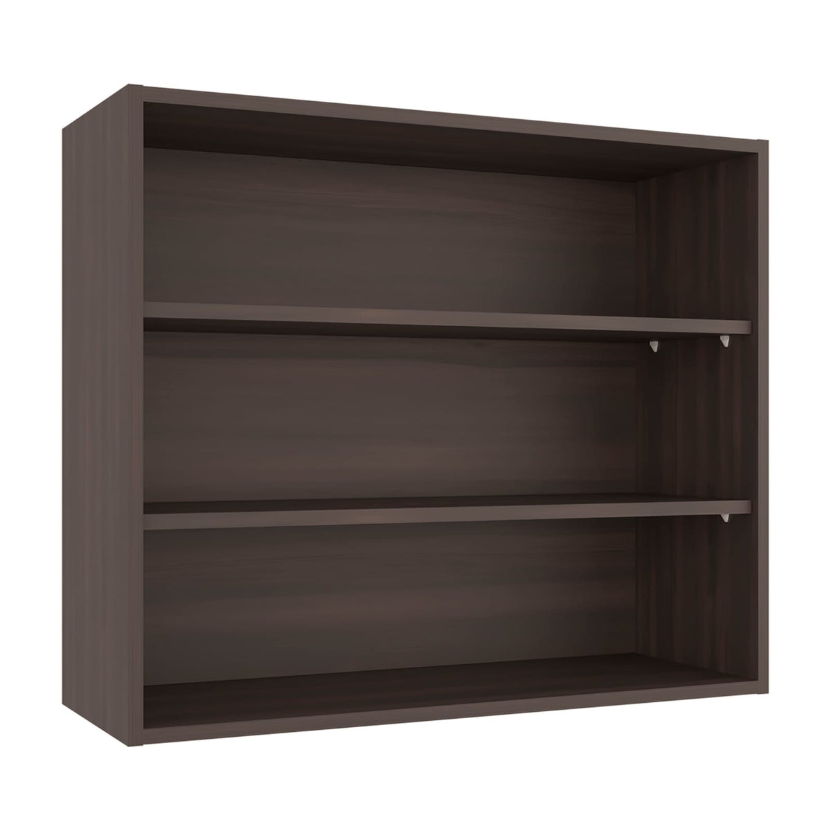 Wall Cabinet Meeker Maribrown - Brown Display Shelf for Living Room