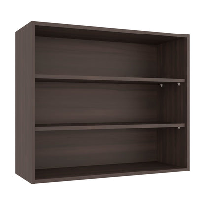 Wall Cabinet Meeker Maribrown - Brown Display Shelf for Living Room