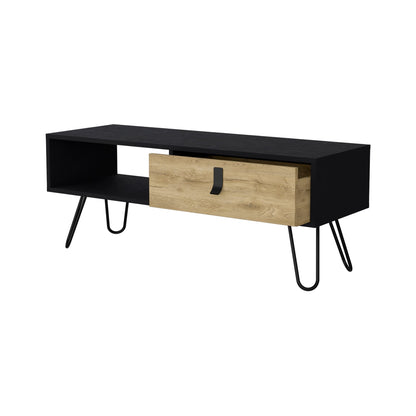 Wenge Wood Rectangular Coffee Table with Storage