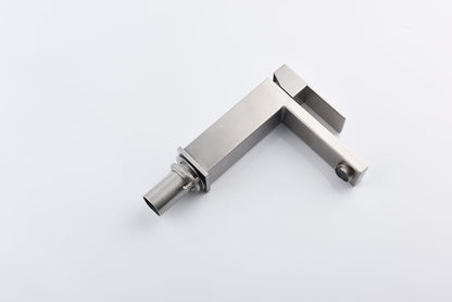Stainless Steel Waterfall Bathroom Faucet - Brushed Nickel Finish