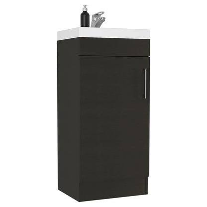 Toledo Black Bathroom Vanity - Compact Storage