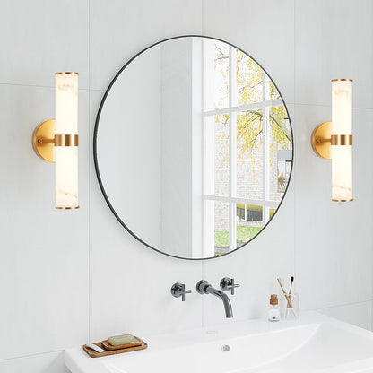 Gold Resin Wall Sconces - Set of 2 Modern Lighting