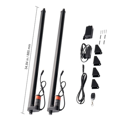 30 Inch Metal Linear Actuator Kit - 220lbs Lifting