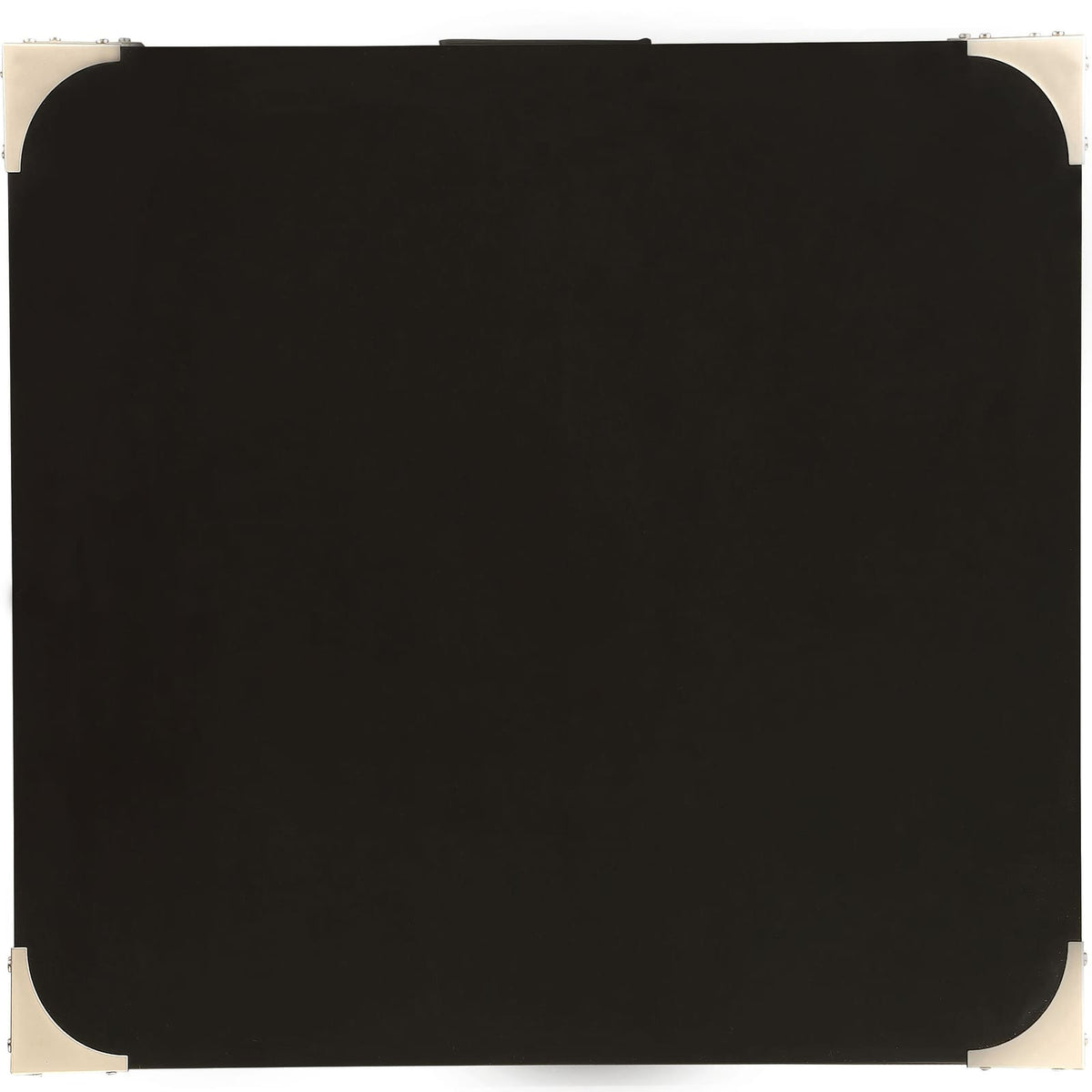 Black Rectangular End Table with Drawers