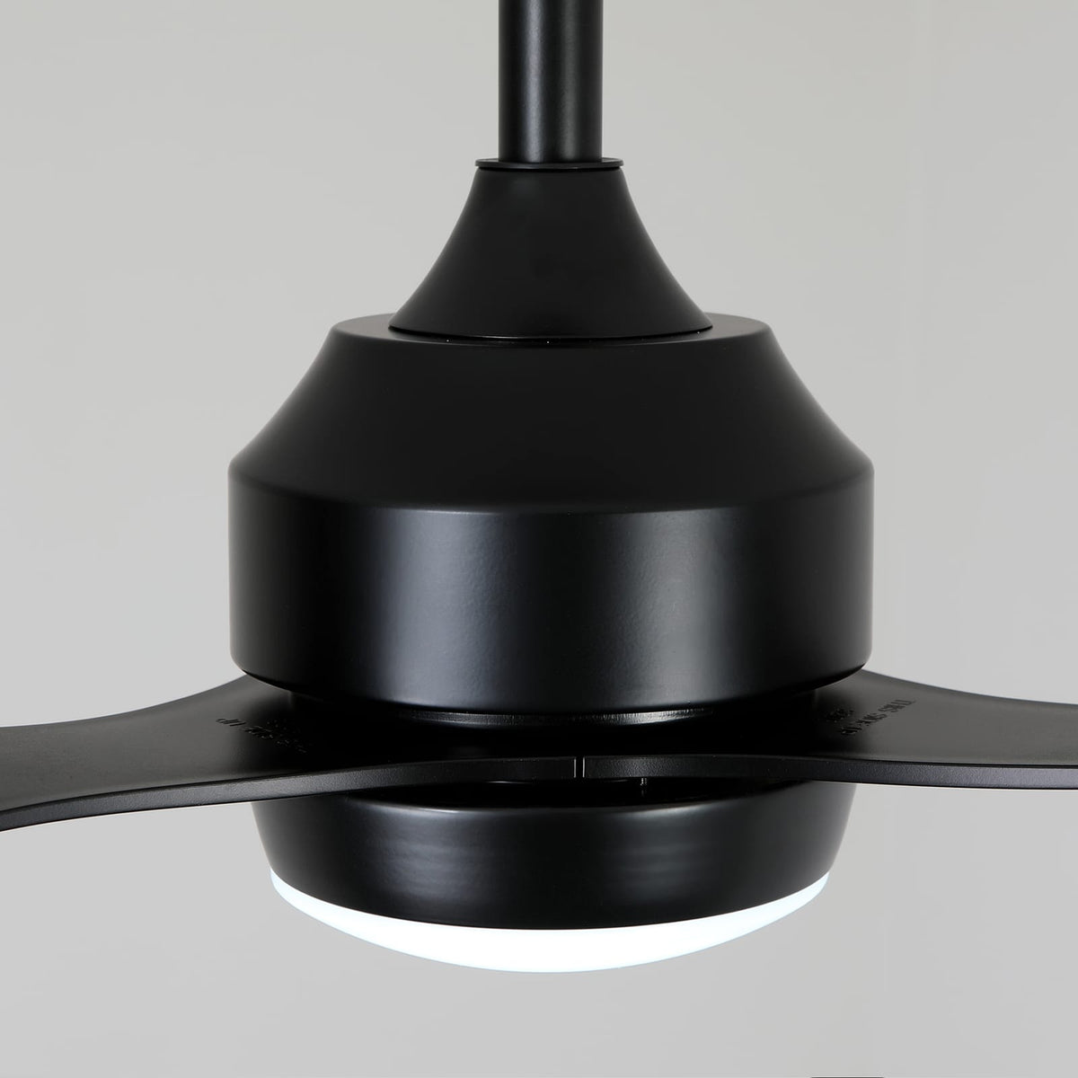 52 Inch Black Iron Ceiling Fan with Lights