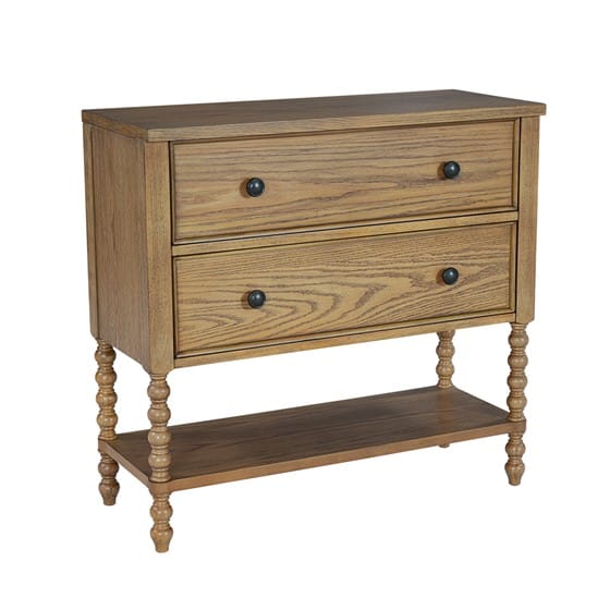 Accent Chest - Natural Wood Dresser for Bedroom