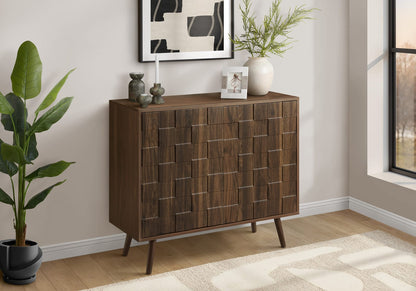 Dark Walnut Accent Chest Sideboard, 35.5" Wide Storage Cabinet for Living Room