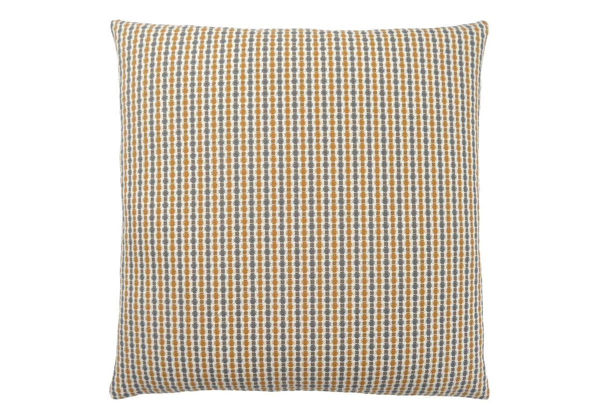 18x18 Square Decorative Throw Pillow - Gold & Grey
