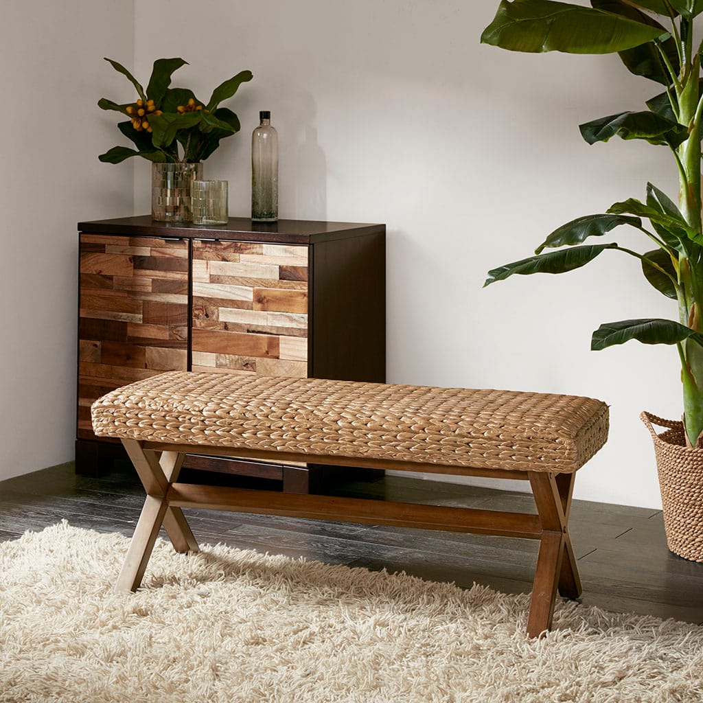 Wood Bench - Brown Dining or Bedroom Accent