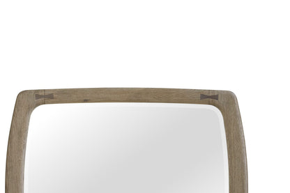 English Knotty Oak Mirror with Bowties - Vanity & Dresser Mirrors