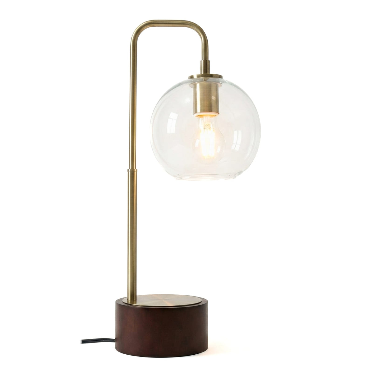Modern Classic Desk Lamp - Bronze Metal Table Light
