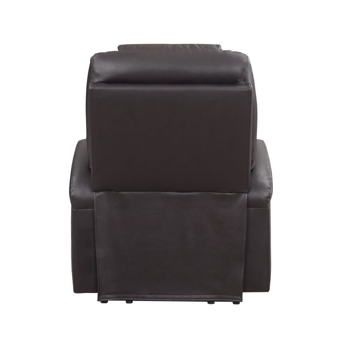 Brown Power Lift Recliner with Cup Holders for Living Room