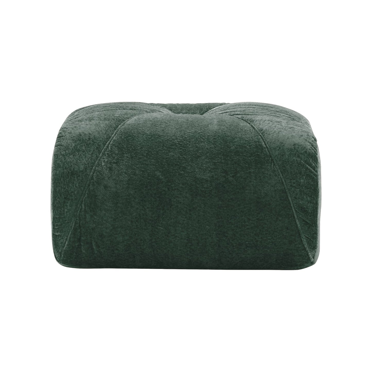 Green Velvet Ottoman - 30.71" Modern Sofa for Living Room