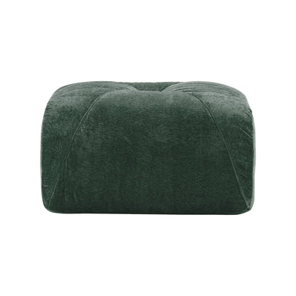 Green Velvet Ottoman - 30.71" Modern Sofa for Living Room