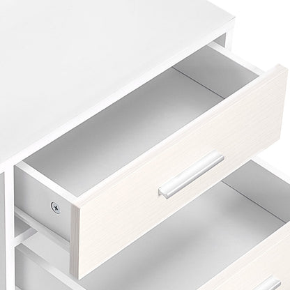 White Mobile File Cabinet - 3 Drawers, Storage Solutions for Home Office