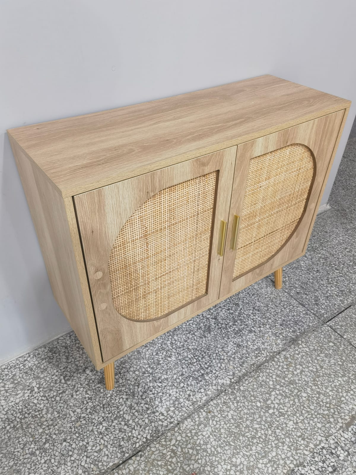Black Buffet Cabinet with Storage - Hallway & Entry Sideboard