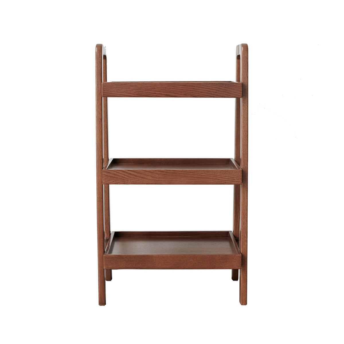 Walnut Oak Etagere - 3 Tier Shelf Unit