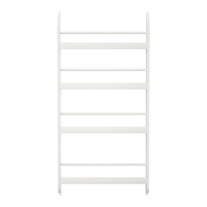 White MDF Kids Bookshelf Display for Nursery or Playroom Storage for Living Room