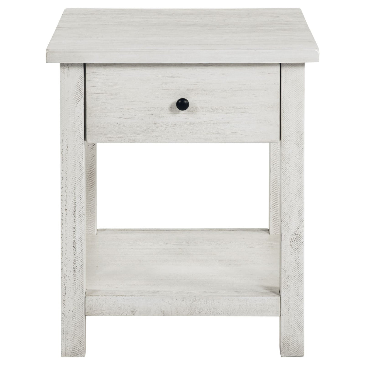 Castleton White 2-Piece Coffee & End Table Set - Farmhouse Style