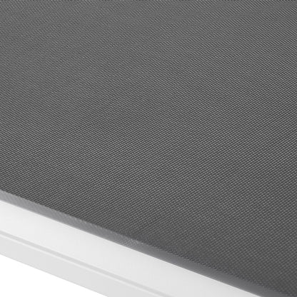 Gray Aluminum Elevated Dog Bed - 49" XL for Medium Dogs