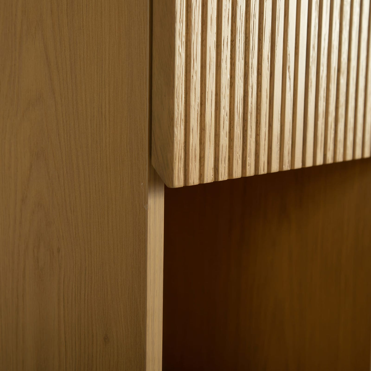 MITCH 35" Tall Bathroom Wall Mounted Cabinet - Golden Oak