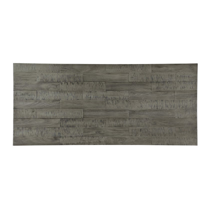 Light Gray Rectangular Dining Table - Seats 4