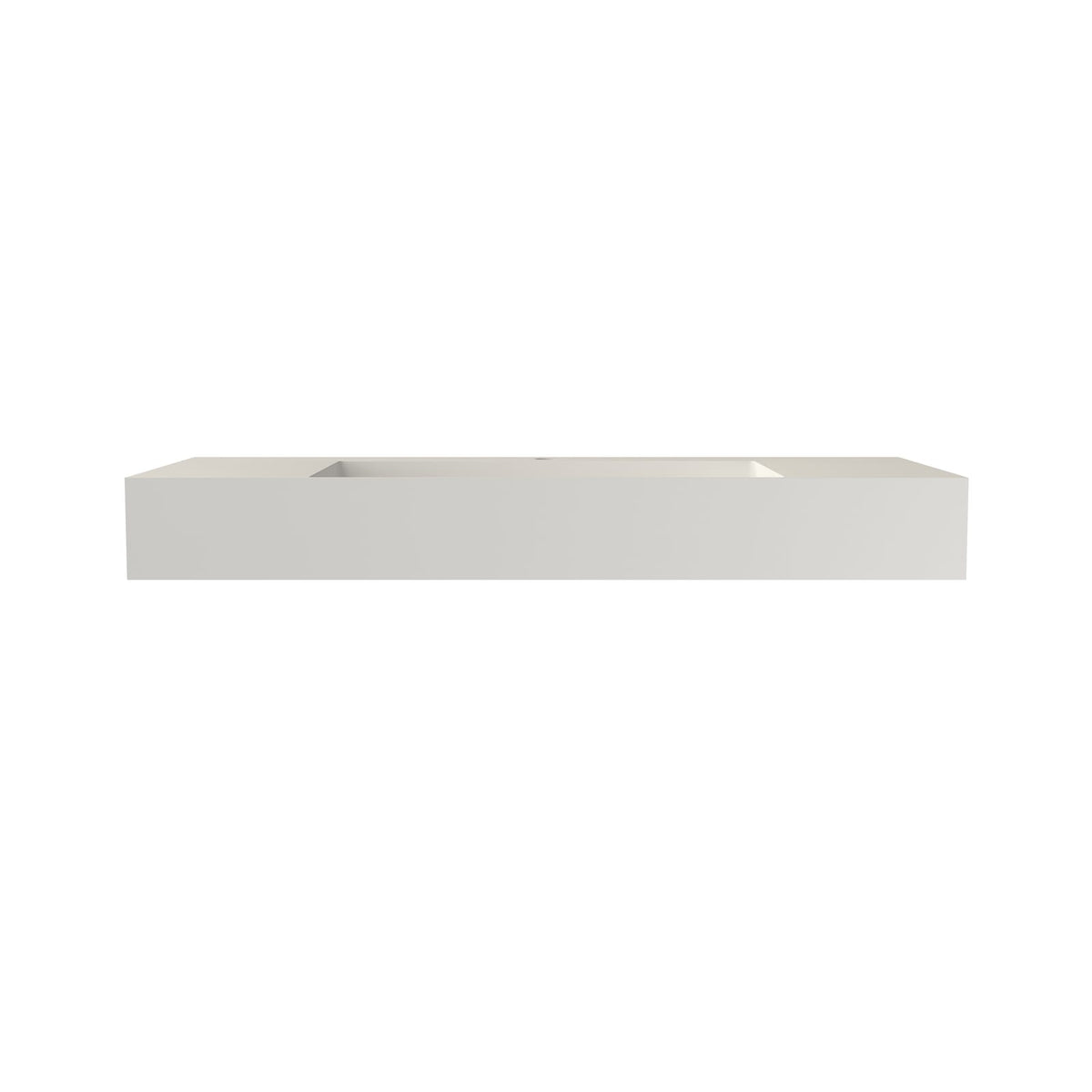 42 Inch Solid Surface Bathroom Vanity - White