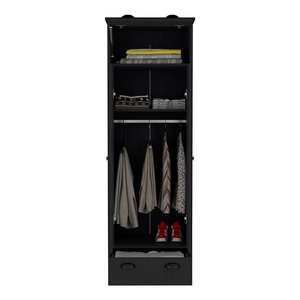 Dumas Armoire - Black Bedroom Storage