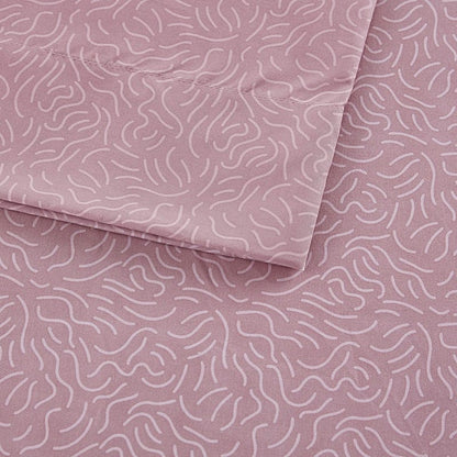 Blush Polyester Queen Sheet Set - 4 Piece