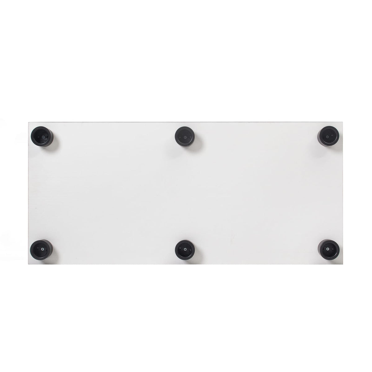 LED Glass Cabinet Display Case - 4 Shelves Black