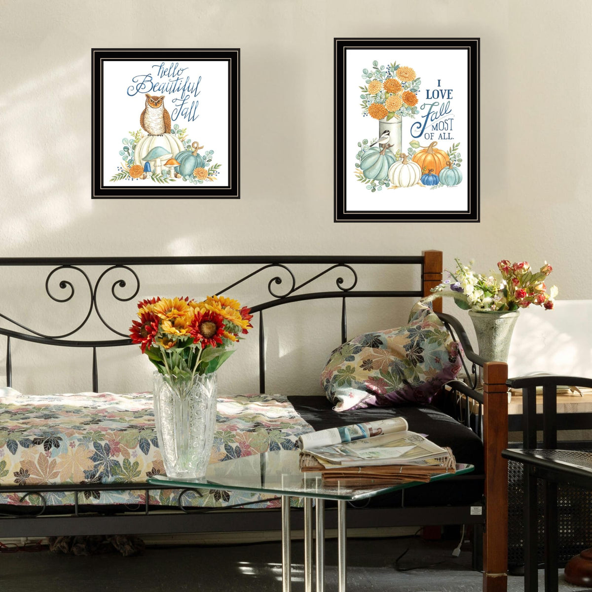 Trendy Fall Wall Art - Multicolor Wood Dcor