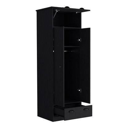 Dumas Armoire - Black Bedroom Storage