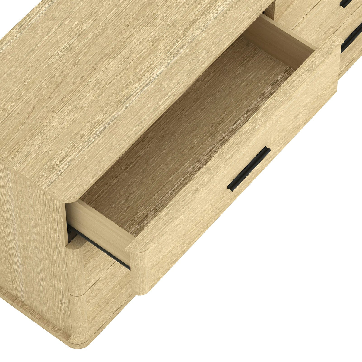 Dresser in Natural Oak - 60" Dresser with Six Drawers