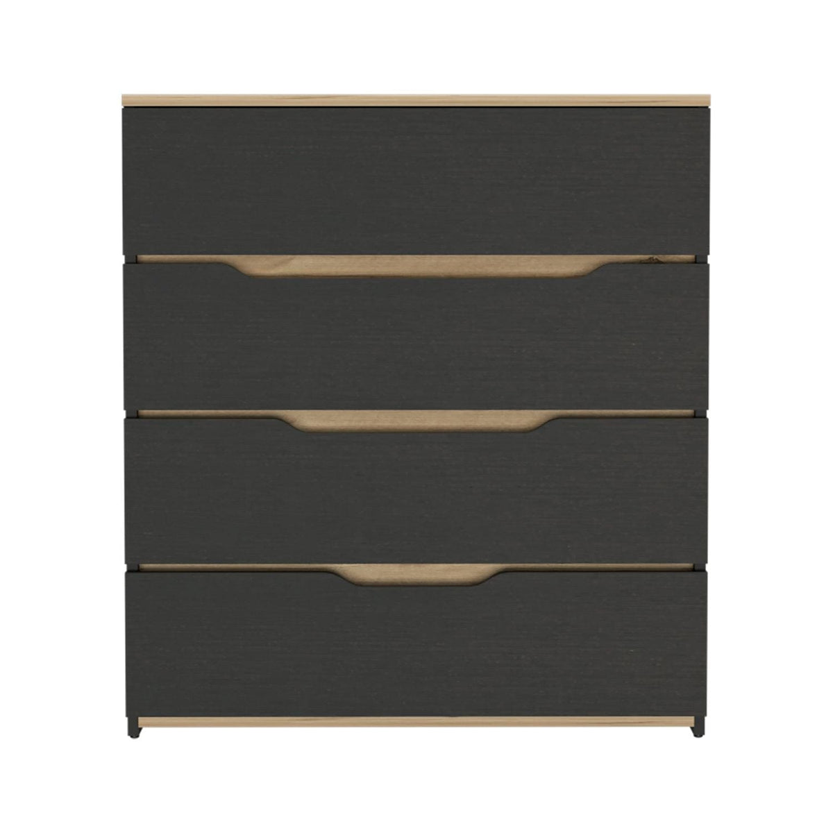 Multicolor 35" Drawer Dresser - Four Drawers for Bedroom