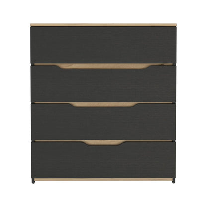 Multicolor 35" Drawer Dresser - Four Drawers for Bedroom