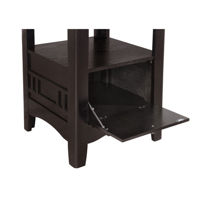 Espresso 4 Person Dining Table with Extension