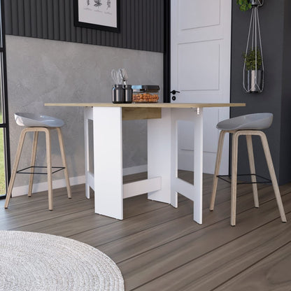 Multicolor Folding Dining Table with Engineered Wood for Living Room