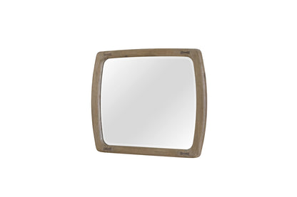 English Knotty Oak Mirror with Bowties - Vanity & Dresser Mirrors