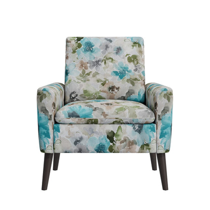 Multi-Colored Polyester Accent Chair - 29.5" for Living Room
